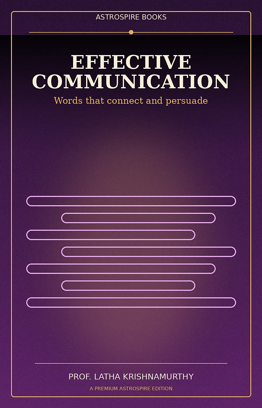 Original launch cover for Effective Communication
