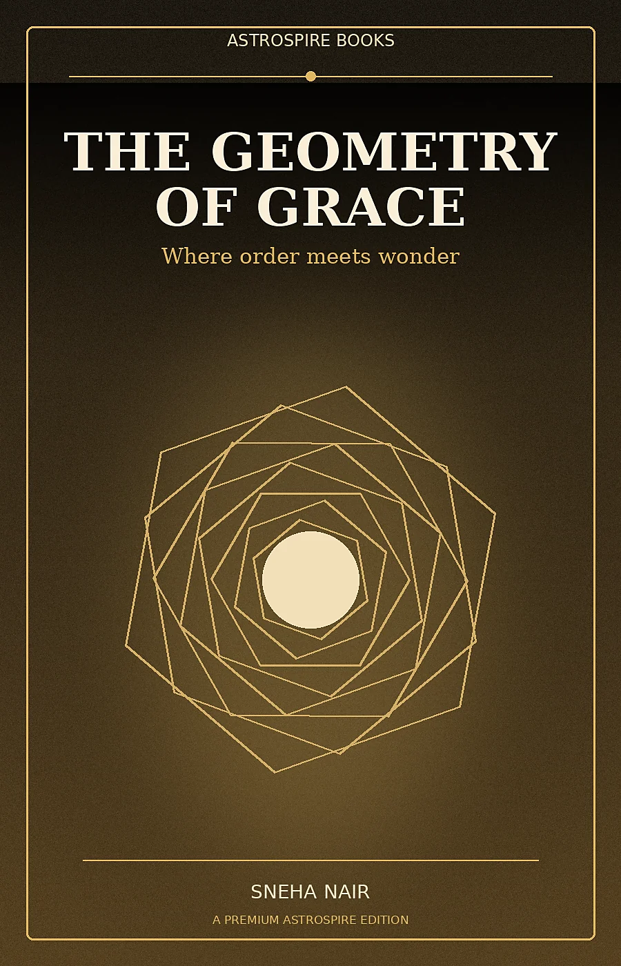 Concept cover for THE GEOMETRY OF GRACE