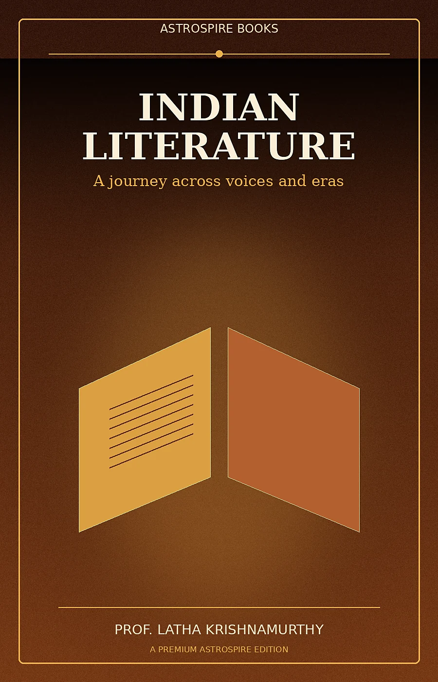 Original launch cover for Indian Literature